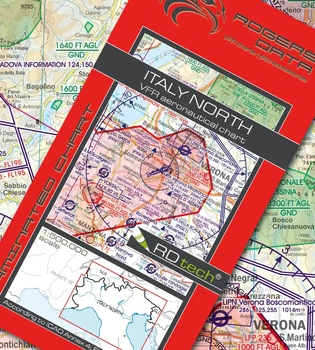 Włochy Północne mapa VFR ICAO Chart 2022