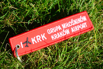 Breloczek grupa miłośników KRK - czerwony