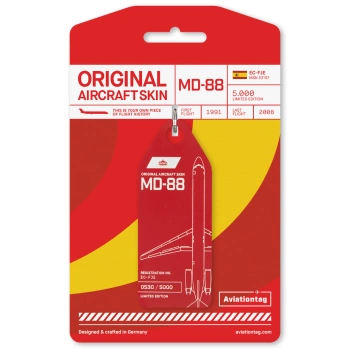 McDonnell Douglas MD-88 ""Gibralfaro"" EC-FJE ciemnoczerowny