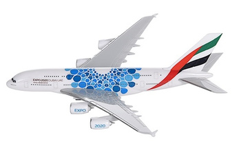 Magnes Airbus A380 Emirates "Expo 2020 Dubai UAE, Blue"