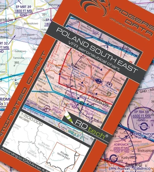 Polska Południowo-Wschodnia mapa VFR ICAO Chart 2022