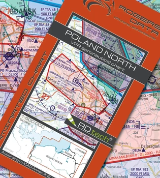 Polska Północna mapa VFR ICAO 2022