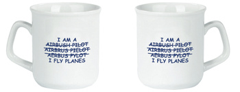 Kubek I Fly Planes: I am Airbus Pilot Mug