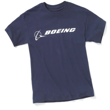 T-shirt logo Boeing, navy blue, rozmiar M