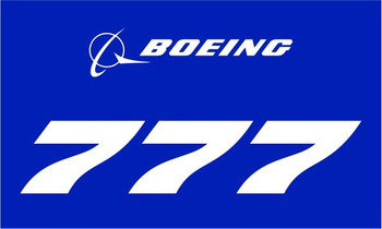 Naklejka Boeing 777