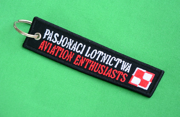 Breloczek RBF pasjonaci lotnictwa - czarny