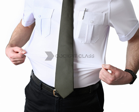 Koszula dla pilota, długi rękaw, rozmiar 45