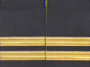 Pagony dwa paski złote