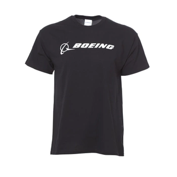 T-shirt logo Boeing, czarny, rozmiar L