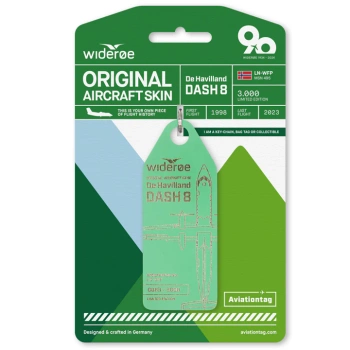 Widerøe Dash-8 LN-WFP jasnozielony