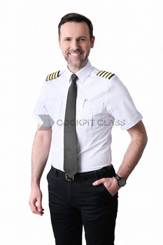 Koszula dla pilota, długi rękaw, rozmiar 46