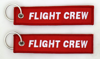 Breloczek FLIGHT CREW czerwony