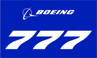 Naklejka Boeing 777