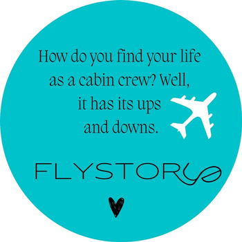 Naklejka Cabin crew life 