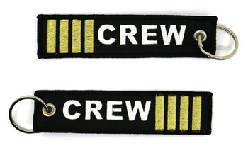 Breloczek CREW 4-paski (złoty)